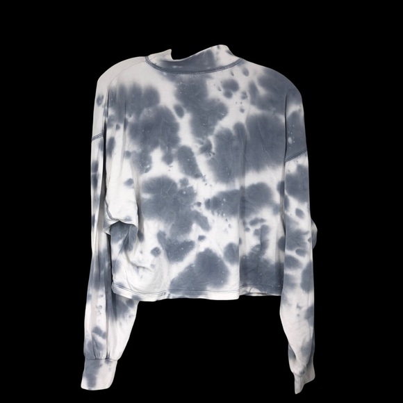 Wild Fable Super Soft Tye Dye Cropped Long Sleeve T-Shirt, Mock Neck, Oversize - Picture 2 of 10